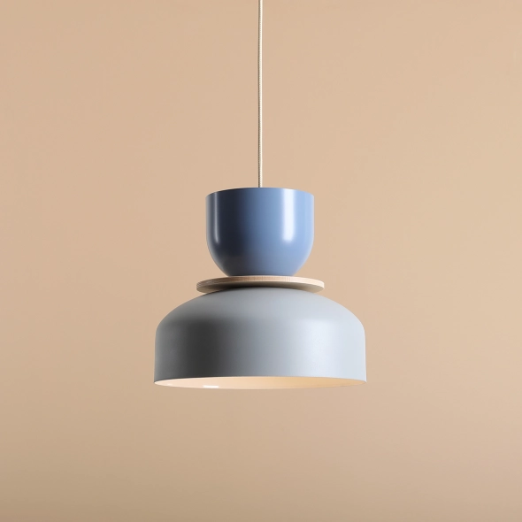 LAMPA WISZĄCA UTO GREY/DUSTY BLUE